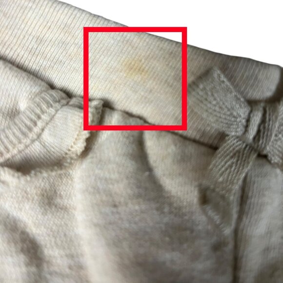 Garanimals Baby Girl Pants 2pc Lot Size 0-3M Pink Floral & Oatmeal - Picture 5 of 10